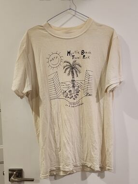 P2P 20" Cream Myrtle Beach Travel Park Graphic Tee
